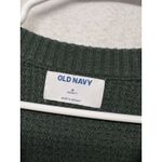 Old Navy  So Soft Stitchy Women's Textured Sweater Size Med Green Waffle Knit Photo 1