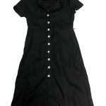 Quince  Women's 100% European Linen Button Front Dress Size Medium Photo 0