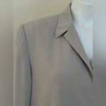 JOHN MEYER OF NORWICH Beige Long Coat & 2 Big Pockets Reverse Hiden Buttons.Sz L Size L Photo 4