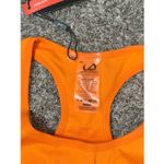 NWT TLF sculpt seamless racerback sports bra orange burst cut out back gym S Photo 6