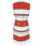 Derek Lam 10 CROSBY Grommet Detail Stripe Shift Dress Photo 8