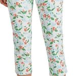 Charter Club  Women's Petite Printed Bristol Capri Jeans White Tropical Toucan Photo 1
