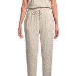 Splendid Costa Mesa Beige Neutral Leopard Print Jumpsuit $158 EUC M Photo 1