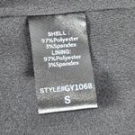 DO+BE  Black Leopard Print One Shoulder Long Sleeve Ruched‎ Draped Dress Size S Photo 4