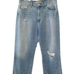 joe's jeans NEW JOE’S The Blake High Rise Wide Leg Crop Raw Hem Jeans Photo 0