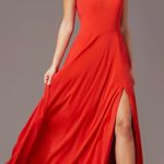 PromGirl Long Sweetheart Chiffon Prom Dress by Photo 0