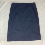 Antonio Melani  Navy Blue Pinstripe Women's Pencil Skirt Size 4 Photo 0