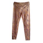 Disney NWT  PARKS COPPER METALLIC PINK MICKEY MOUSE STRETCH LEGGINGS Photo 2