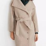 Madewell Copenhagen Belted Coat in Insuluxe Fabric size medium Photo 1