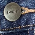 Evidnt Los Angeles Size 26 Distressed Raw Hem Straight Leg Blue Jeans NWT Photo 5