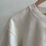 Madewell  The McCarren Midweight Crewneck Sweatshirt In Parchment, Size XXS Photo 7