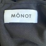 Monot Cutout Ruched Jersey Halter Neck Mini Dress Fitted Black Crepe Size US 0 Photo 11