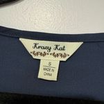 Krazy Kat  blue oversized flowy dress‎ shirt Photo 3