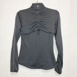 Athleta NWOT Jacket Womens XXS Gray Full Zip Long Sleeve Running Yoga Stretch Photo 3