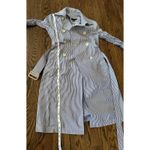 J Crew Womens Blue Striped Double Photo 13