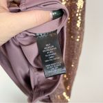 Lulus NWT Let it Glow Purple and Gold Sequin Bodycon Mini Dress Size Small Photo 13