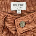 Anthropologie Pilcro Scotty Cuffed High-Rise Corduroy Straight Jeans NWT Size 24 Photo 7
