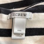 J.Crew  XXS Black & White Raglan Sailor Stripe Top Photo 6