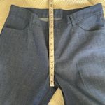 None Vintage selvage denim jeans size 8 high rise wide straight leg crisp denim new Photo 7