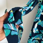 Escapada  Living Abstract Tropical Floral Casual Dress Tie Arm Small Photo 10