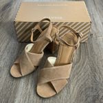 Soludos Olivia Leather Heels in Desert Size 9 Photo 6