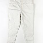 Isabel Marant  Nadeloisa Straight Leg High Rise Cotton Casual Trouser Pants White Photo 0
