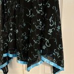 Taboo  Y2K Halter Floral Shimmer Mini Dress Photo 4