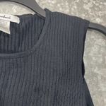 Carducci Black Ribbed Sleeveless Shell Top Photo 1
