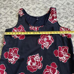 Gap  Sleeveless Blouse Floral Red and Navy Size XXL Photo 4