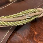 DV by Dolce Vit DV Women's Brown Gold Braid T-Strap Thong Ankle Strap Flat Sandal 7.5 Photo 6