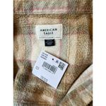 American Eagle Jacket Womens L Brushed Plaid Shacket Photo 3