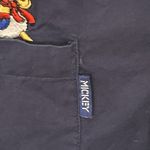 Disney Vtg‎  Mickey Unlimited In Love Couples Small Long Sleeve Embroidered Shirt Photo 4