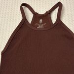 Free People New!  Movement Happiness Runs XS/S Ribbed Cocoa Brown Crop Top Photo 1