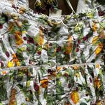 Farm Rio  FRUIT ORCHARD OFF-WHITE MINI DRESS, Medium, $255 Photo 9