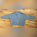 Calvin Klein Jeans Sweater 3/4 Zip Boxy Knit Logo Spellout Chunky Pullover Sz XL Photo 4