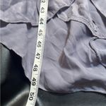 Flounce London puff sleeve maxi wrap dress in light blue satin. Size 8 NWT Photo 2