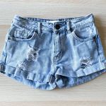 PacSun Light Wash Denim Shorts Photo 0