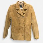 Y2K Genuine Suede Double Breasted Rue21 Jacket Tan M Boho Chic French Girl Brown Size M Photo 1