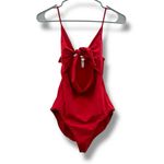 Aritzia Wilfred Red Cutout Tie Front One Piece Swimsuit Sz S Photo 1