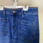 #135 BOUTIQUE Sidefeel Cropped Wide Leg Jeans Blue Size 6 Photo 7