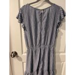 American Eagle blue and white ruffle sleeve‎ romper L Size L Photo 6