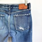 Moussy Vintage Glendele Distressed Tapered Raw Hem Ankle Skinny Denim Jeans 25 Blue Photo 9