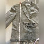 Rare Vintage Mollie Parnis Ultra Suede Blazer Gray Size XS Photo 4