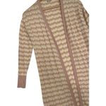 Free People Intimately Cardigan Womens Small Pink Yelllow Duster Sweater Boho Photo 3