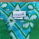 All For Color Cover up V-Neck 3/4 Sleeves Kimono/Cardigan/Tunic Sz Small Photo 10