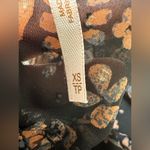 Free People  Clarissa Printed Top in Midnight Juliet Sleeve Tie Back NWOT Photo 6