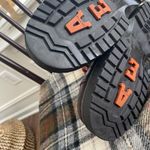 American Eagle NOS Vintage 90s Brown Leather Boots Lug Sole 9 Photo 9