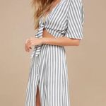 NWOT Plein de Vie Grey Striped Two Photo 1