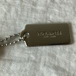 Coach : Dark Pink Tea Rose Tag- Silver Tone Photo 8