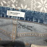 NWT Moussy Vintage Billings Skinny Distressed Denim Jeans Blue 26 Designer Photo 4